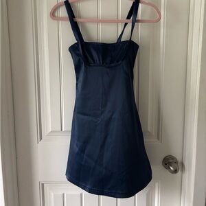 Elegant Navy Blue Dress